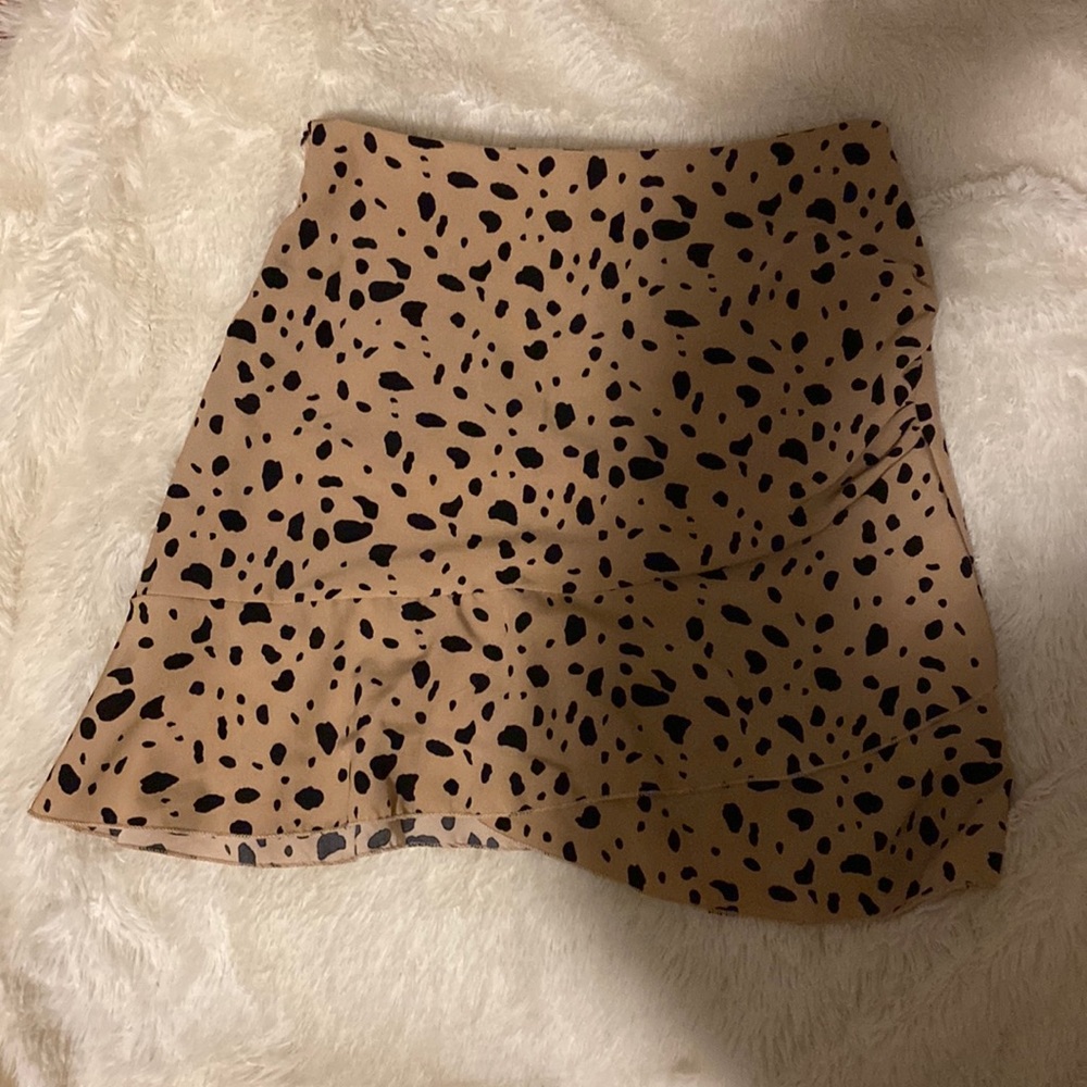 Leopard print skirt from SHEIN. Size medium.